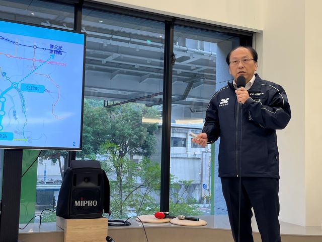 《圖說》新北捷運局長李政安說明路線規劃。〈捷運局提供〉
