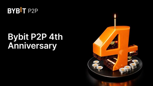 Bybit P2P Marks 4th Anniversary with 100,000 USDT Prize Pool