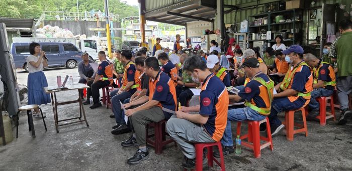 《圖說》環保局廉政宣導，透過實例說明，讓法規不再冷冰冰。〈環保局政風室提供〉