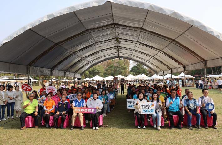 「雲林永續・幸福農村」114年度雲林縣社區農村再生成果展今日(3/21)在古坑綠色隧道登場