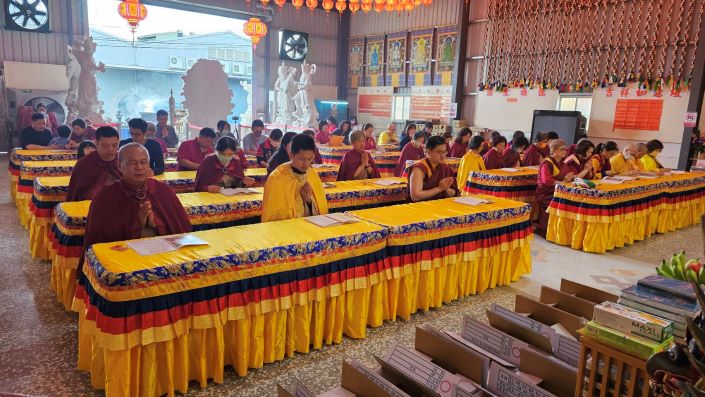 《圖說》世界佛教正心會「清明孝親消災祈福法會」,透過佛法修持,不僅能為現世親人祈福,也能幫助亡者離苦得樂。〈正心會提供〉