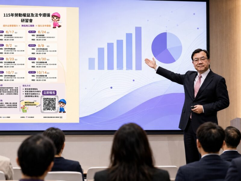 圖文:職場霸凌防治專章上路 彰化縣政府邀請國內知名司法機關ADR勞資爭議調解委員暨職場霸凌調查外部專家鄭哲彰博士蒞臨授課。